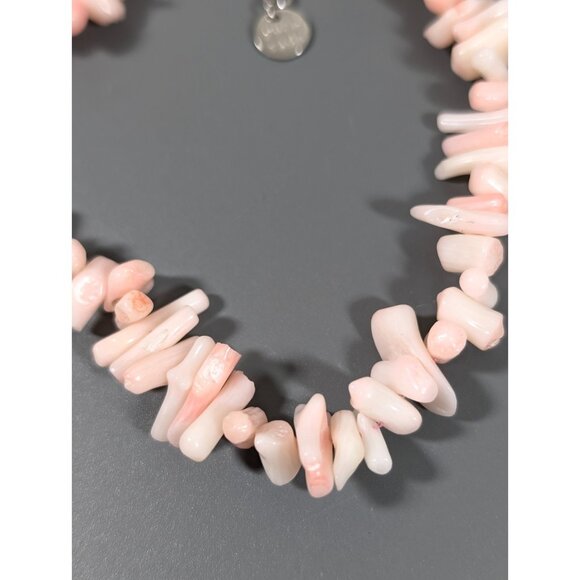Pura Vida Pink Shell Faux Coral Beaded Ankle Bracelet Anklet 10 in - Picture 2 of 6
